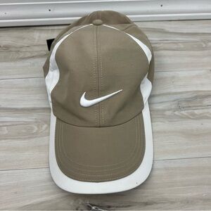 Nike Golf Tan and White Cap